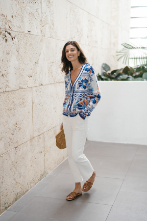 Fate Printed Floral Cardigan