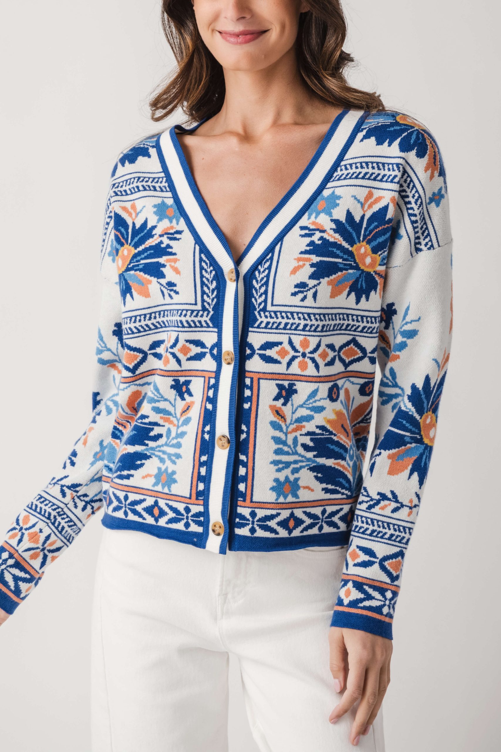 Fate Printed Floral Cardigan - Image 5