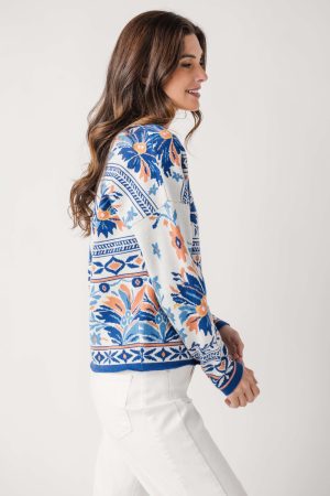 Fate Printed Floral Cardigan