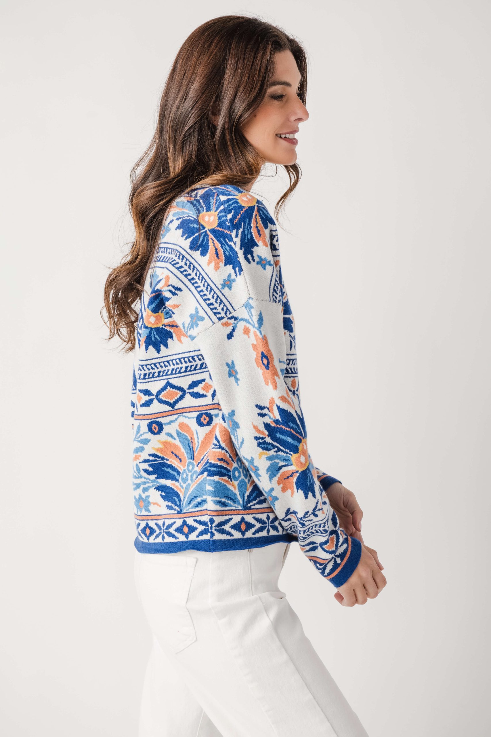 Fate Printed Floral Cardigan - Image 9
