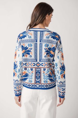 Fate Printed Floral Cardigan
