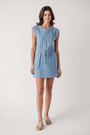 Z Supply Kalani Jersey Denim Dress