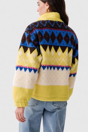 RD Style Whistler Sherpa Zip Front Jacket