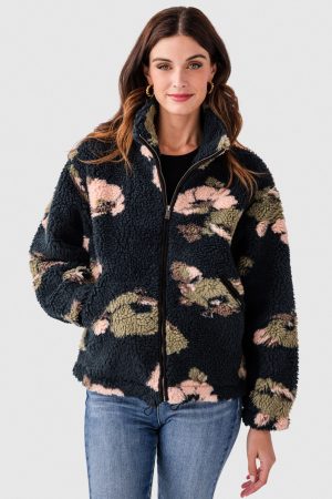 RD Style Whistler Sherpa Zip Front Jacket