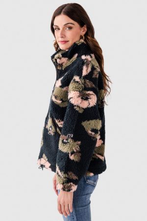 RD Style Whistler Sherpa Zip Front Jacket