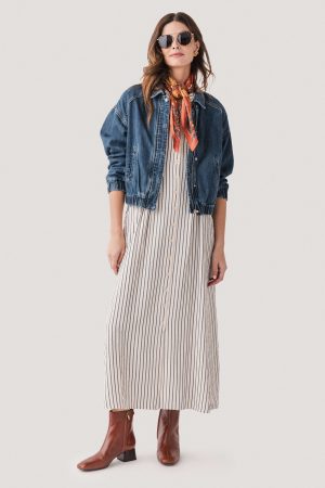 Risen Denim Bomber Jacket