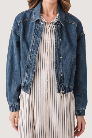Risen Denim Bomber Jacket