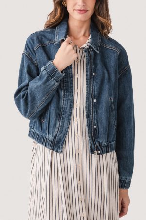 Risen Denim Bomber Jacket
