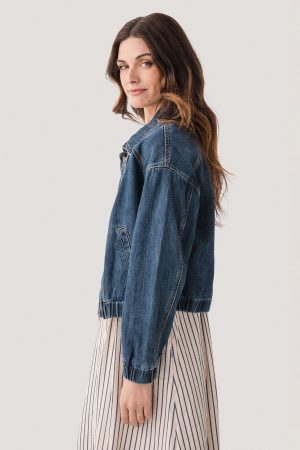 Risen Denim Bomber Jacket