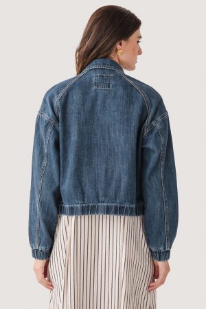 Risen Denim Bomber Jacket