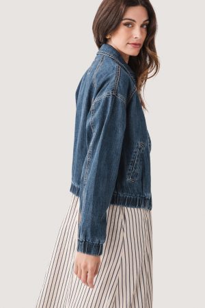 Risen Denim Bomber Jacket