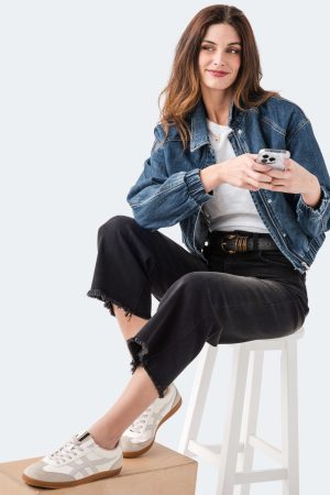 Risen Denim Bomber Jacket