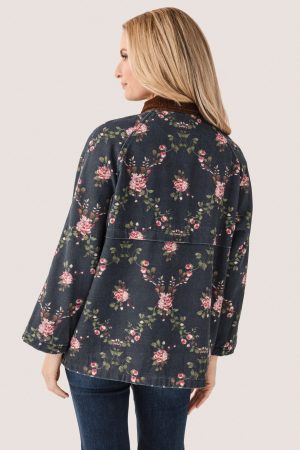 Raisonnel Floral Printed Utility Jacket