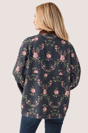 Raisonnel Floral Printed Utility Jacket
