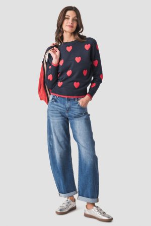 Six Fifty Valentina Heart Sweater