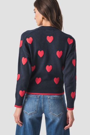Six Fifty Valentina Heart Sweater