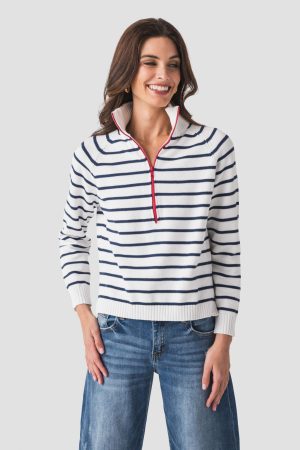 Pink Pineapple Heart Patch 1/2 Zip