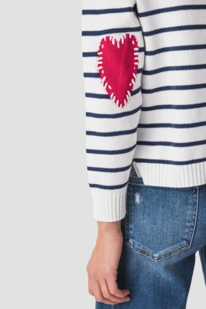 Pink Pineapple Heart Patch 1/2 Zip