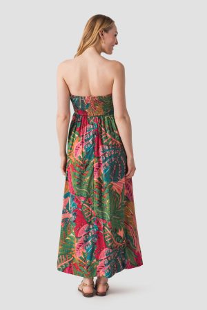 Dress Forum Strapless Ruched Maxi Dress