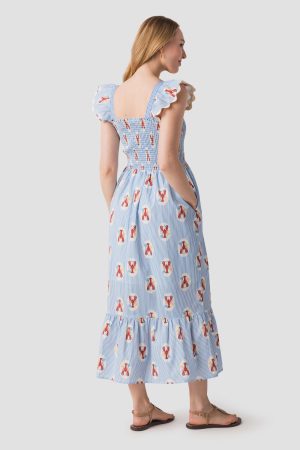 THML Lobster Print Maxi Dress
