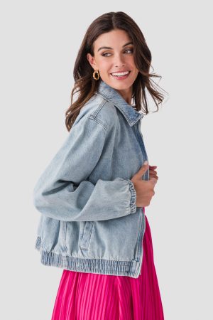 Free People Birdie Denim Jacket